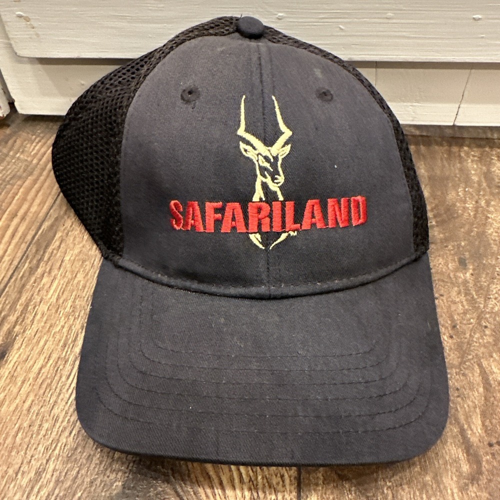 Safariland Mens Trucker Hat Black Mesh Back Adjustable Hook and Loop‎ Strap Cap